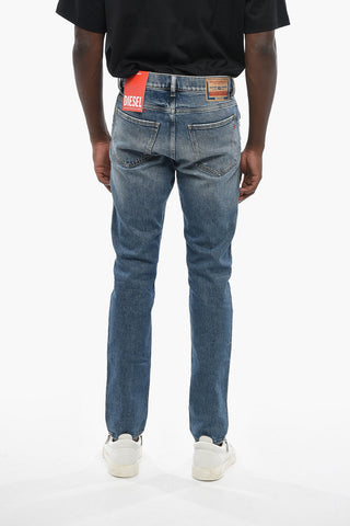 Jeans 2019 D-STRUKT Slim Fit con Patch Logata 16cm L.32