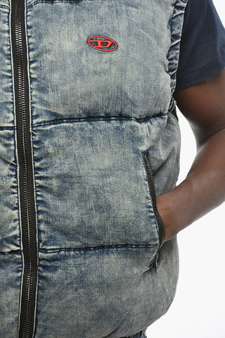 Sleeveless Padded Denim Jacket W-MONS-SL