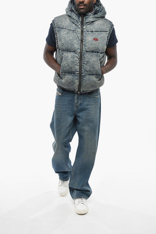 Sleeveless Padded Denim Jacket W-MONS-SL