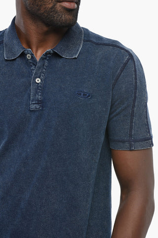 Cotton Two-Button Polo T-SWIND-R1 with Tone-on-Tone Monogram