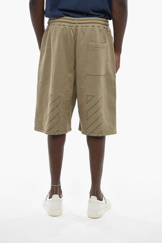 Fleece Shorts STITCH SKATE with Elastic Waist