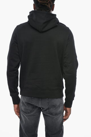 Brushed Cotton Hoodie With Tone-on-Tone Logo