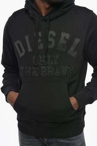 Brushed Cotton Hoodie With Tone-on-Tone Logo