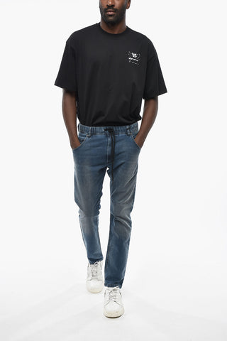 Jogg Jeans KROOLEY-NE Tapered Fit con Elastico in Vita 17cm