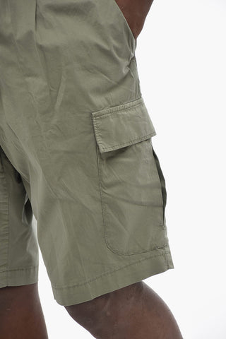 Stretch-Cotton Shorts with Elastic Waistband