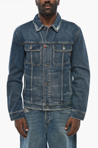 Vintage-Effect Denim Jacket D-BARCY