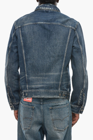 Vintage-Effect Denim Jacket D-BARCY