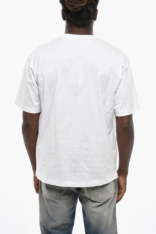 Cotton Crewneck T-Shirt T-WASH-XX With Contrast Prints