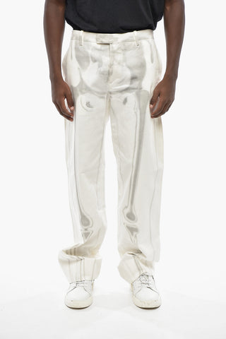 Light-Wash Jeans with Faded Effect Detail 24cm