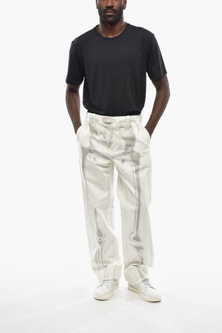 Light-Wash Jeans with Faded Effect Detail 24cm