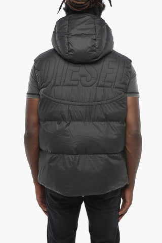 Sleeveless Padded Jacket NEW-STEP-OUT-SL With Logo Print