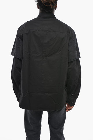 Double-Layer Shirt S-GASTON-O with Embroidered Oval-D Logo