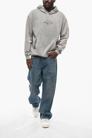 Cotton Hoodie S-BOXSTIC with Logo Embroidery