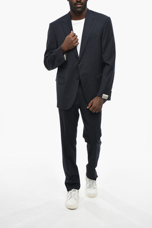 Virgin Wool Blazer ACADEMY with Peak Lapel
