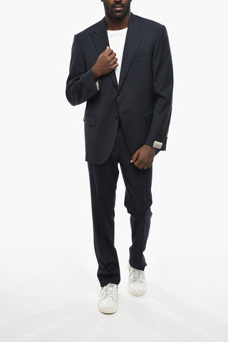 Virgin Wool Blazer ACADEMY with Peak Lapel