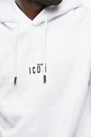 ICON Cotton Fleece Hoodie With Patch Pocket