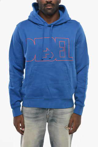 Cotton Hoodie S-GINN With Contrast Logo