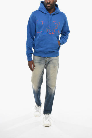 Cotton Hoodie S-GINN With Contrast Logo