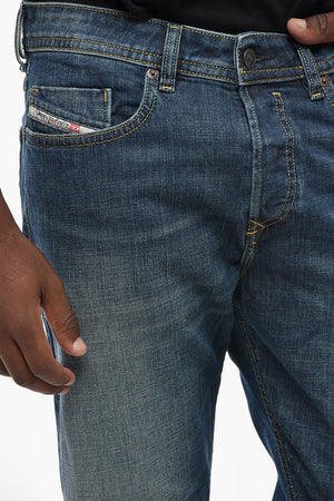 Tapered Fit Jeans BUSTER-X mit sichtbaren Nähten 19cm L.32
