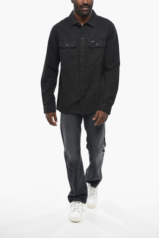 Camicia S-HIRT-OUT in Lino e Cotone con Doppio Taschino