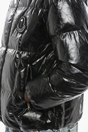 PALM ANGELS 8 Stepp-Pufferjacke SIMOOM Mit Glanzeffekt