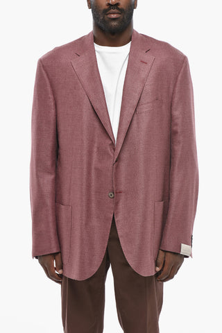 Silk-Blend Blazer LEADER SOFT with Patch Pockets
