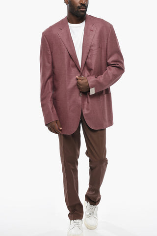 Silk-Blend Blazer LEADER SOFT with Patch Pockets