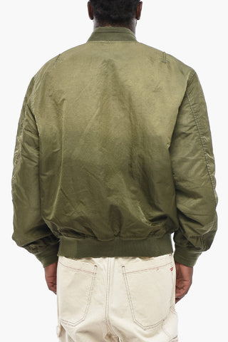 Nylon Bomber J-KEPES with Ombre Effect and Metal Monogram