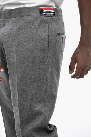 Pantaloni in Lana con Dettaglio Iconico