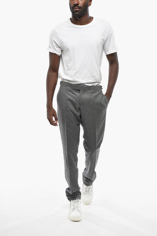 Pantaloni in Lana con Dettaglio Iconico