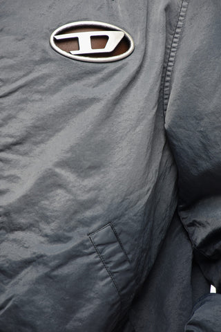 Nylon Bomber J-KEPES with Ombre Effect and Metal Monogram