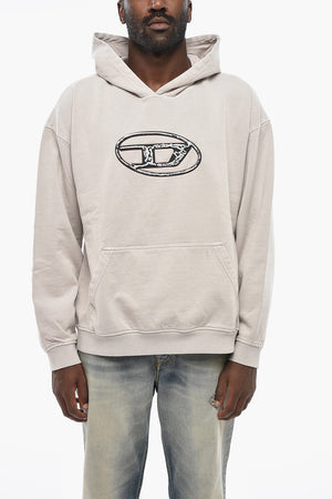 Hoodie S-BOXT aus Baumwolle mit Maxi-Monogramm vorne
