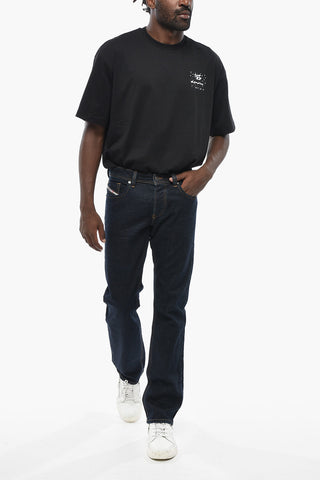 Jeans LARKEE-X a Gamba Dritta con Cuciture a Vista 21cm L.32