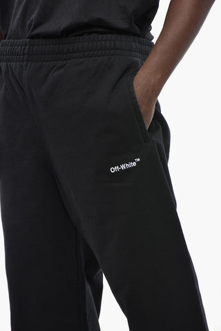 Brushed Cotton Joggers with Elastic Waist
