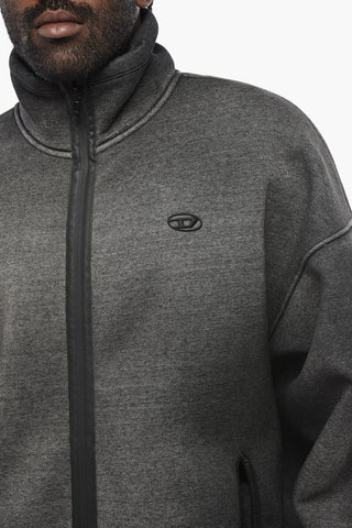 Felpa S-BATY in Misto Cotone con Chiusura Zip
