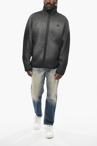 Felpa S-BATY in Misto Cotone con Chiusura Zip