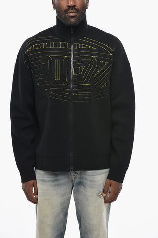Wool-Blend Knit K-RALUS With Zip Closure