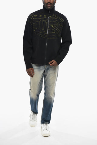 Wool-Blend Knit K-RALUS With Zip Closure