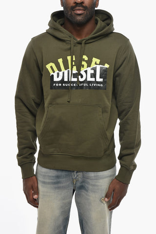 Cotton Hoodie S-GINN with Contrast Logo