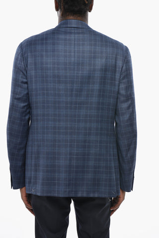 Wool Blazer ACADEMY SOFT with Tartan Pattern