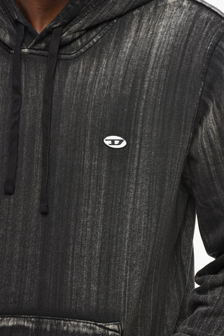 Brushed Cotton Faded-Effect Hoodie S-GINN-K43