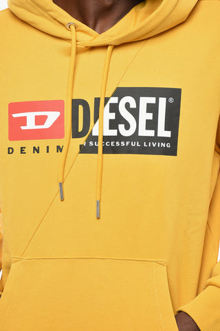 Cotton Hoodie S-GIRK with Contrast Print