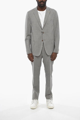 CC COLLECTION Unlined Suit REWARD with Gingham Pattern