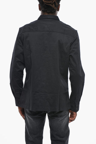 Solid Stretch Cotton Shirt S-HIRT-OUT