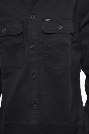 Camicia S-HIRT-OUT in Cotone Stretch a Tinta Unita