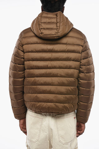 Ripstop Diamond-Quilted Padded Jacket W-DWAIN-OUTHOOD