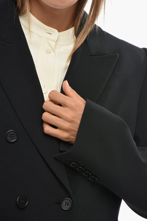 Zweireihige Jacke mit Spitzrevers