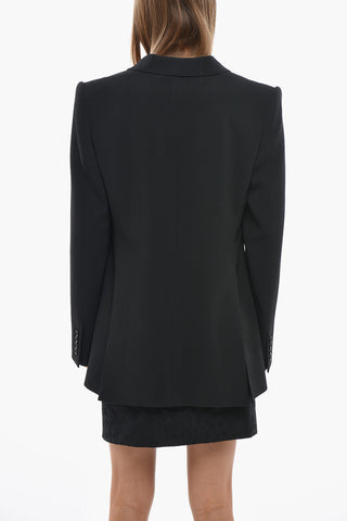 Zweireihige Jacke mit Spitzrevers
