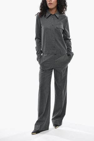Langärmliger Jumpsuit ALL IN ONE Aus Wolle