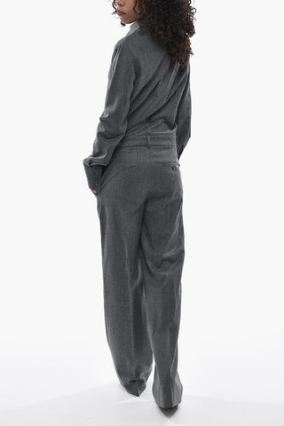 Wool Long-Sleeve Jumpsuit ALL IN ONE